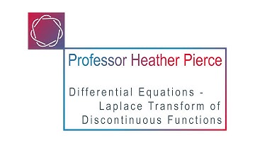 Laplace Transform of Discontinuous Functions
