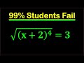 Solving a 'Harvard' University entrance exam | find x?