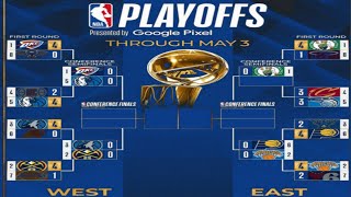 NBA PLAYOFF 2024 BRACKETS STANDING TODAY | NBA STANDING TODAY as of MAY 04, 2024 | NBA 2024 RESULT