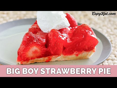 Big Boy Stawberry Pie