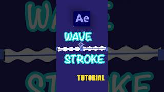 #tutorial-4 || Wave Stroke in #aftereffects #viral #motiongraphics #animation #easy #tips #adobe
