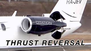 THRUST REVERSAL Compilation See the different thrust reverser techniques from engine manufacturers
