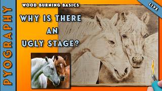 #pyrography: How to Wood Burn Horses / Why do we have an UGLY stage in #woodburning
Today, we are burning both the background and the white horse to finish blocking off. White does not mean a lack of burn for the whole area, so we will be discussing this and more!
My Supplies:
Live edge Basswood 15w x 11.5h
Pattern available for free for the DWF members.
Wood Burner I am using: Optima 1 https://www.carvertools.com/
Pens / Tips I will be using: Optima 18S Spear shader & 18xs spear shader (link above)
Torch / Flame: https://amzn.to/3TRId2z
Torch Fuel: https://amzn.to/4hfnIXl
The basswood I will be burning on:
https://www.roughouts.com/wood.html
Free art/photo programs & apps:
Krita PC: https://krita.org/en/
Sketchbook PC & Mobile: https://www.sketchbook.com/
Canva PC & Mobile: https://www.canva.com/
Photoshop Express PC & available on mobile: https://www.adobe.com/express/feature/image/editor
Drawing Tablets:
XP Pen Amazon store: https://amzn.to/4cfJPIr
HUION Inspiroy H640P Drawing Tablet - https://amzn.to/4c4MnZu
What I am using:
XP Pen Artist 22R pro: https://amzn.to/3PvpBkb
A 2nd generation version of mine with a $110 off coupon: https://amzn.to/49CCbpr
🔥 Join this channel to get access to perks:
https://www.youtube.com/channel/UC4EqQlIocvjNoQfH_4eiQug/join
Drawing With Fire merch: https://my-store-c1b2a8.creator-spring.com/
⌨ Dont for get to check out my pyro blog! It focuses on everything pyrography: https://www.hlastudios.com/dwfbloghome
☕🔥 Ko-Fi Membership: http://ko-fi.com/drawingwithfire/tiers
*if you have/had a hard time signing up for my paid YouTube Membership you can now join thru my ko-fi membership and receive the exact same perks. The only perk you miss out on is having the ability to use gifs in live chats. 100% of your membership fee comes directly to me, which helps to support the channel even more!
🔥🔥🔥 Open for more Pyro Goodies 🔥🔥🔥
💥Optima 1... the best wood burner on the market:
http://bit.ly/BestWoodburner
⭐ Woodcarving Illustrated Fall 2019 issue 88 (my raven pattern):
http://bit.ly/WCIRaven
🦉Pyrography Magazine Special Issue 25 (Fall 2020) - my owl pattern:
https://bit.ly/PyroMag2020
▪All Amazon are affiliate links. When you make any purchase through one of these links, you help support the channel with no additional cost to you. Thank you so much for this support!
Drawing With Fire Amazon Influencer page: http://bit.ly/PyrographySupplies
*All the amazon pyrography supplies I use during my lives and much more
Drawing With Fire Kit page: http://bit.ly/PyroSupplies
*All of the wood burning supplies I use, listed in one place.
♥♥ Support the stream & channel: https://streamlabs.com/valarieconnelldrawingwith
♥♥ To help support my channel and teaching videos, please consider a donation. You can use PayPal to donate. A small $3+ donation can go a long way. Thanks!
http://bit.ly/DrawingWithFireDonations
♥♥ You can also help to support the channel here: http://bit.ly/DWFchannelDonations
You can donate at any time, but donations during the lives will have a special pop up on screen just for you. This is always fun.
The Drawing With Fire Pyrography group for those wanting to share their work & ask questions within the Toasties community: http://bit.ly/DrawingWithFiregroup
Dont forget to join my FaceBook page and post your own wood burnings to share or to get help!
http://bit.ly/VCDrawingWithFire
Please remember to like, comment & if youre new, SUBSCRIBE!
Social Media:
http://www.drawingwithfire.com
Facebook:
http://facebook.com/HeavenlyLegendsArt
https://www.facebook.com/VCDrawingWithFire/
Instagram: @vc_drawing_with_fire
https://www.instagram.com/heavenly_legends_art/
Twitter:
https://twitter.com/HeavenlyLegends
Business emails only please: infoDrawingWithFire@gmail.com
For monthly pyro advice/critiques: BurningArtAdvice@gmail.com
*please only use this email address if you are wanting to be a part of the live monthly critiques.
#drawingwithfire #pyrography #woodburning .
#pyrography: How to Wood Burn Horses / Why do we have an UGLY stage in #woodburning #pyrography: How to Wood Burn Horses / Why do we have an UGLY stage in #woodburning