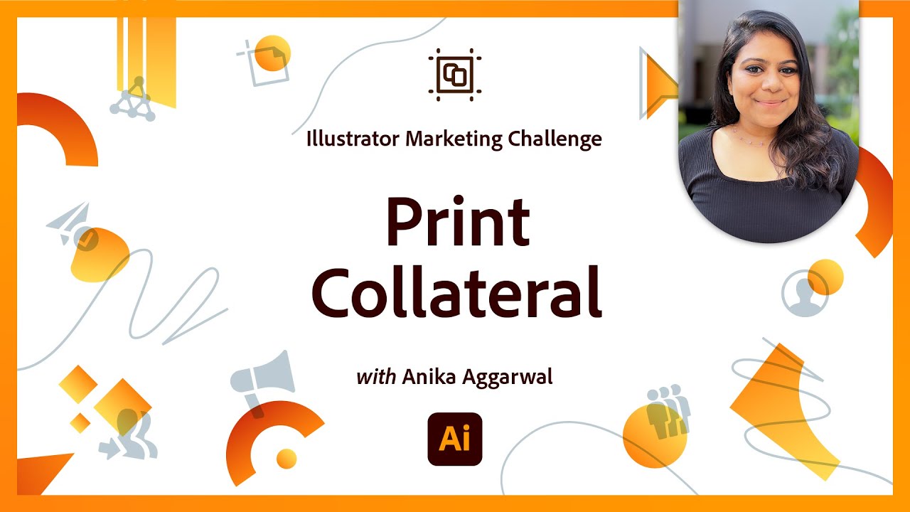 Print Collaterals | Illustrator Marketing Challenge