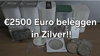 €2500 in Zilver Beleggen! Wat kan je kopen??