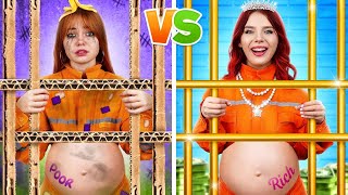 Poor Pregnant vs Rich Pregnant! Positive Pregnancy in Jail for Different Parents