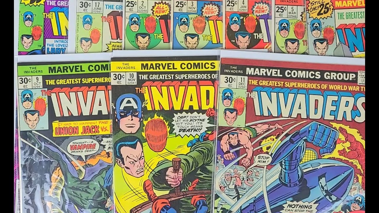 Invaders Unboxing!  Bronze Age Comic Book Haul!