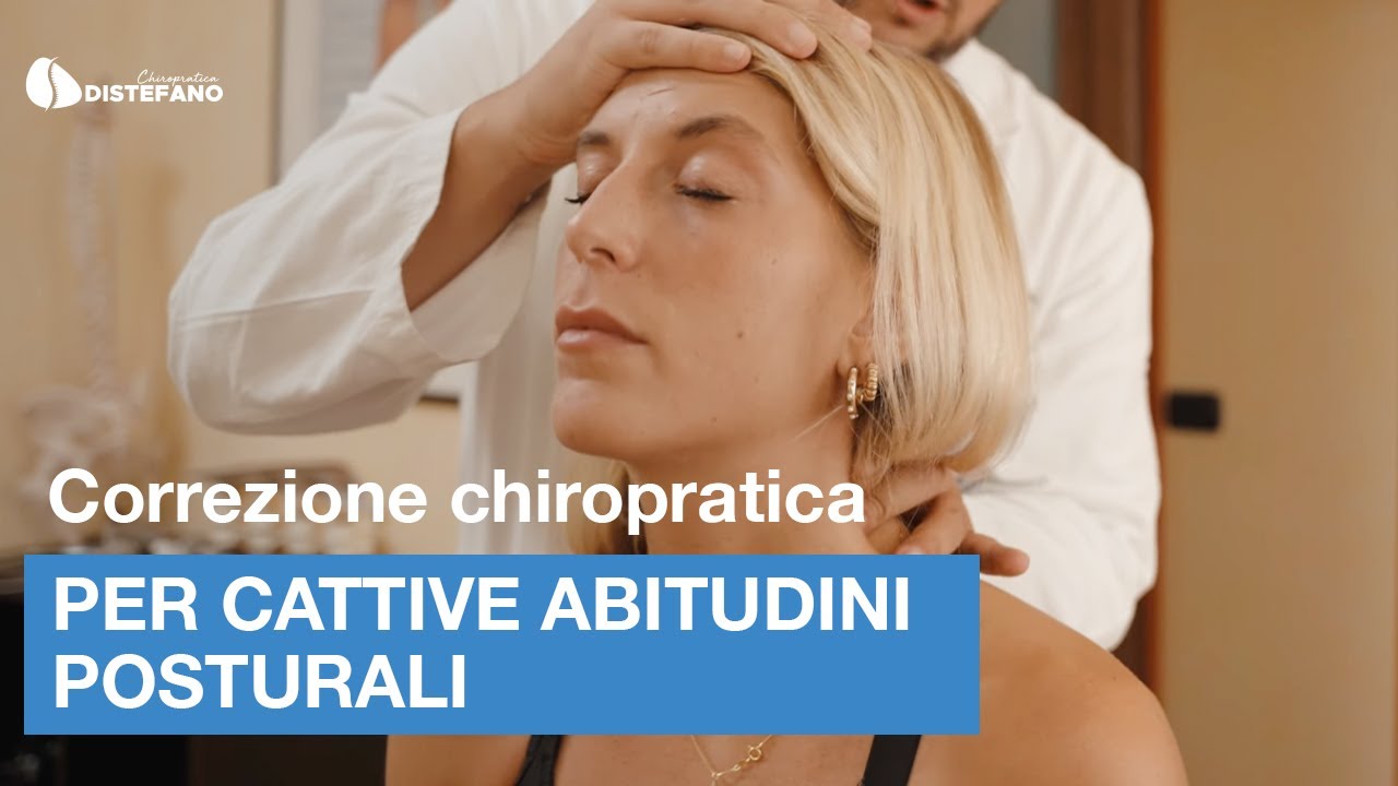 Correzione di cattive abitudini posturali con la chiropratica