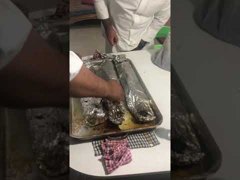 شوي سمك سيباس الكويت