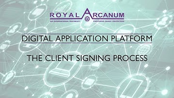 DAP Client Signing Video