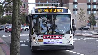 NABI 40LFW BUSES IN WHITE PLAINS NY BEE LINE WESTCHESTER COUNTY