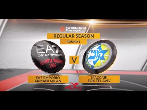 EuroLeague Highlights: EA7 Emporio Armani Milan-Maccabi FOX Tel Aviv