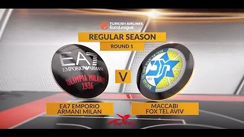 EuroLeague Highlights: EA7 Emporio Armani Milan-Maccabi FOX Tel Aviv