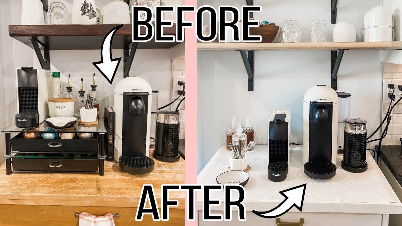 How To Create a Coffee Bar in a Small Space! - kateschwanke