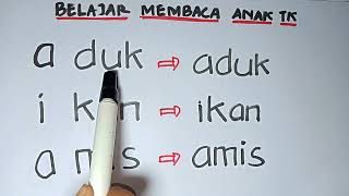 Belajar Membaca Anak TK | Cara Mudah Belajar Membaca Kata Sederhana