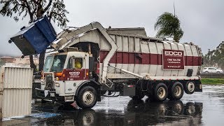 Peterbilt 320 - Maxon Legal One Front Load Garbage Truck