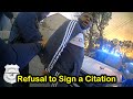 Sign a Ticket or Go to Jail