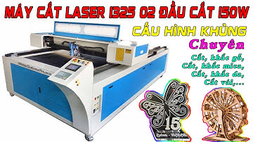 Máy Cắt Laser | Máy Laser CO2 1325 02 Đầu Cắt | Cnc Laser Pro