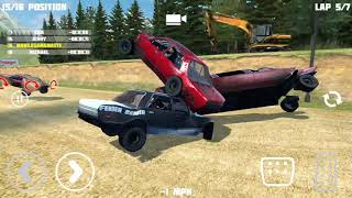 Old Stock Cars Get Wrecked! - Dirty Death Race Android Gameplay screenshot 4