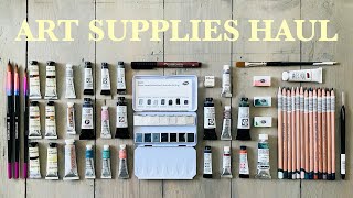 ABSOLUTELY MASSIVE ART HAUL! ✿ 7 shops including Jackson's Art, Choosing Keeping, Amazon, Cult Pens