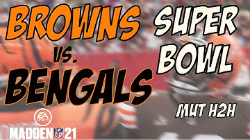 Madden 21 Super Bowl MUT h2h | Browns Vs. Bengals | Saints Offensive Scheme