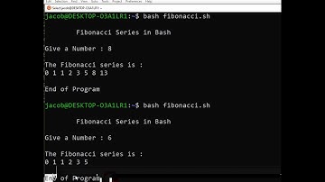 Fibonacci Series in Bash