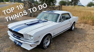Top 10 Things to do to a Classic Mustang