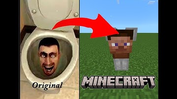 I Recreated Skibidi Toilet In Minecraft! Tutorial! NO MODS OR ADDONS! Command Block Creation