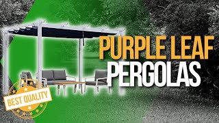 🌤️Top 7 Best Purpleleaf Pergolas | Blackfriday and Cyber Monday SALE 2023!!