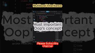 Multilevel inheritance in oops | c++ #CodeBowla