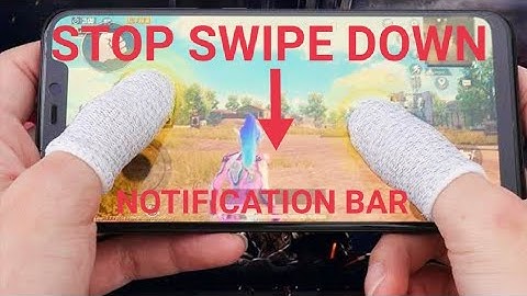 How To Fix IPhone Notification Bar Slide Down Issue II PUBGMOBILE II BGMI
