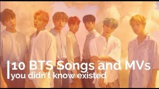 10 BTS Songs and Videos you didn't know existed!