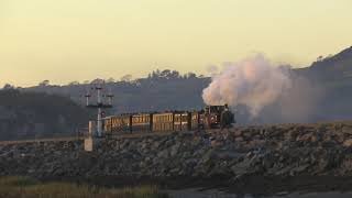 A Double Fairlie and Two Hunslet Quarry Locos at the Ffestiniog Railway in 2015