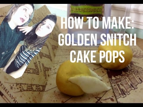 How To Make Golden Snitch Cake Pops How To Make Golden Snitch Cake Pops