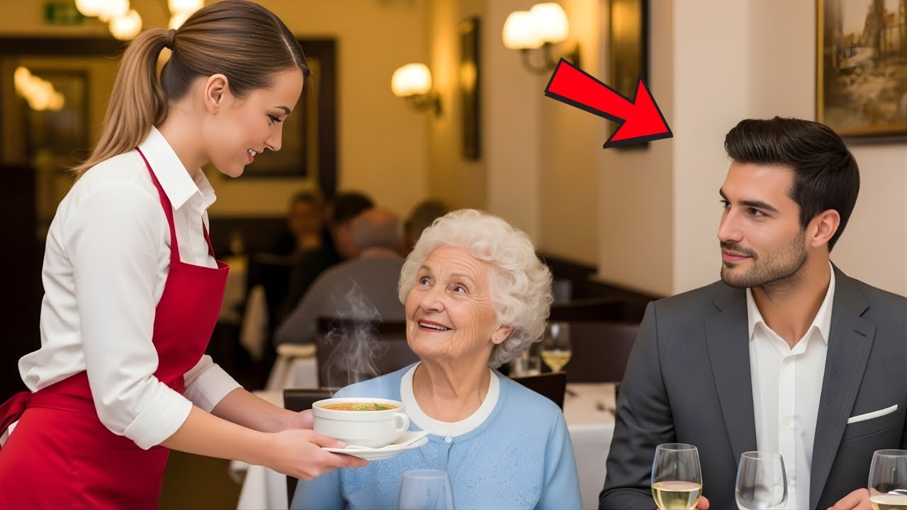 One waitress fed an elderly woman daily—until her CEO son arrived with 20 SUVs.