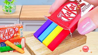 Amazing Rainbown Kitkat Cake 🌈 Wonderful Buttercream Cake Decorating ❤️ Chocolate Cake Recipe