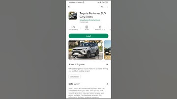 Toyota Fortuner SUV City Rodes || Best Fortuner Car Game | Fortun...🥰 || #fortuner4x4