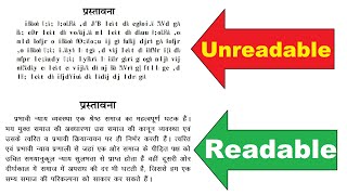 How to fix missing fonts issue in Krutidev/Devlys Hindi font pdf files/ documents - Saral Suggest screenshot 3