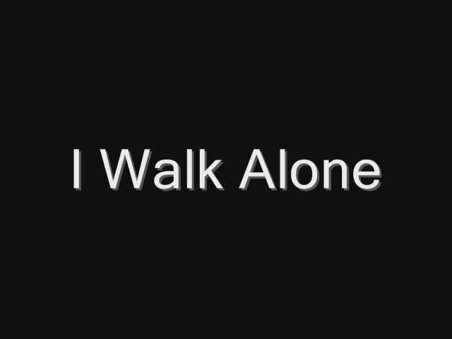 Saliva - I walk alone Lyrics