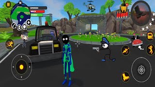 Flying StickMan SuperHero  - Open World Game ( By Nexeex )  - Android GamePlay screenshot 4