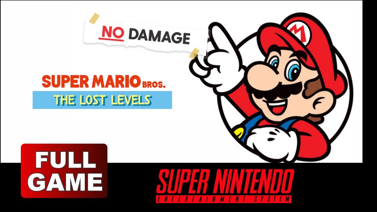 Super Mario Bros.: The Lost Levels [Mario] (SNES) - Longplay Full Game ...