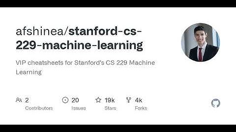 GitHub - afshinea/stanford-cs-229-machine-learning: VIP cheatsheets for Stanford’s CS 229 Machine...