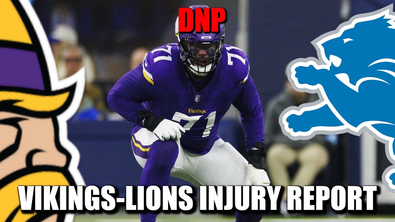 Second Vikings-Lions Injury Report: Christian Darrisaw DNP (DON’T FREAK OUT) Second Vikings-Lions Injury Report: Christian Darrisaw DNP (DON’T FREAK OUT)