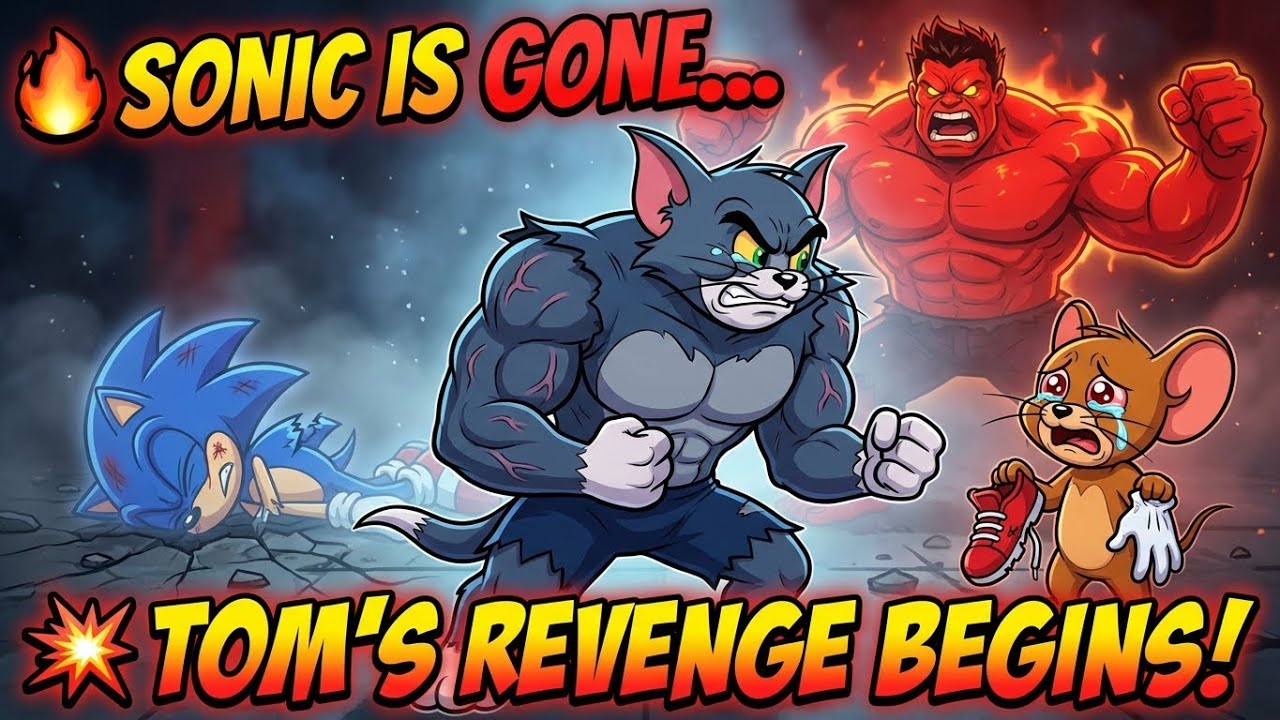 They Killed Sonic… Now Tom Wants Revenge 💔🔥 | Emotional Tom & Jerry Action Story