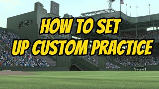How To Set Up Inside My Custom Practices in MLB The Show 23 #mlbtheshow23 #pologrounds