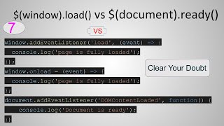 document.ready Vs window.onload Vs addEventListener('load' Vs addEventListener('DOMContentLoaded'