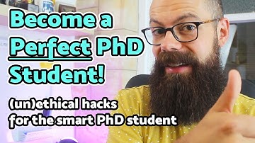 What makes you a perfect PhD student? 5 *hacks* for smart students!
