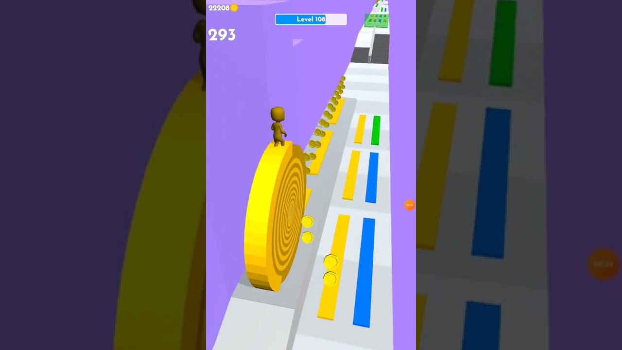 Layers Roll Level 108 Gameplay Walkthrough Android #Shorts