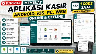 Tutorial Membuat Aplikasi Kasir Android, iOS , PC, web, online dan offline screenshot 4