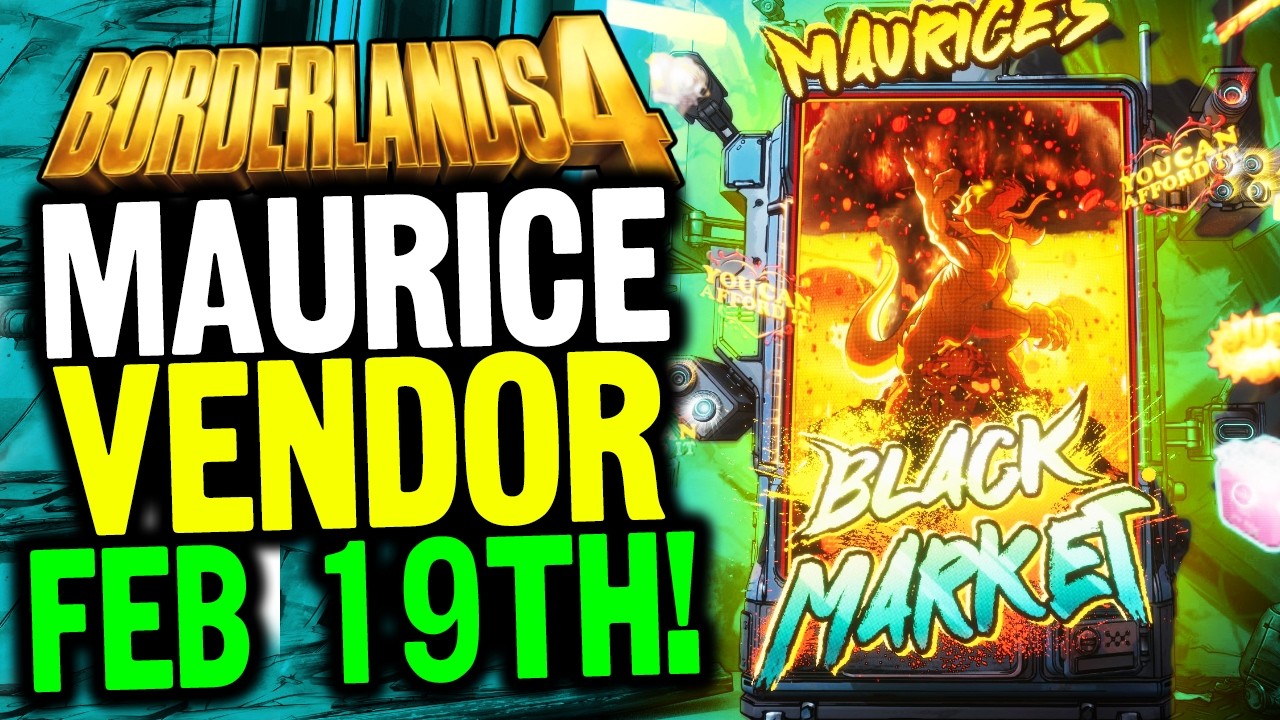 Maurices BLACK MARKET Vendor Guide - February 19th 2026 (Borderlands 4 Guide)